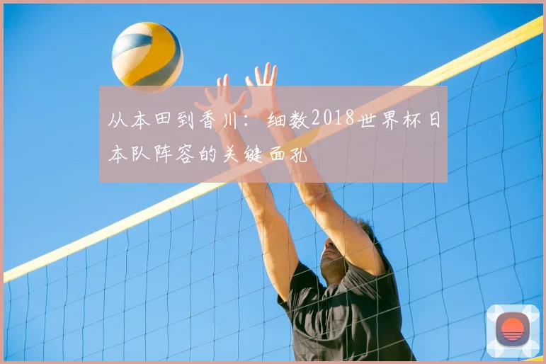 从本田到香川：细数2018世界杯日本队阵容的关键面孔